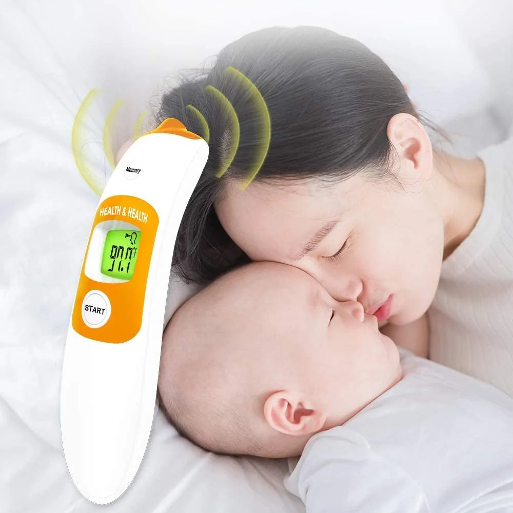 Adults and Baby Kids Thermometer-F / C Adjustable, Measurement Professional Precision with Fever Alarm